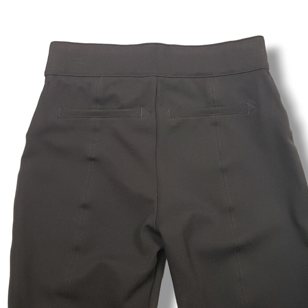 Spanx Back Seam Skinny Perfect Pant Womens Medium Black High Rise Black Ponte - Picture 6 of 10